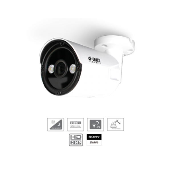 GUIP-39121 OUTDOOR IP CAMERA SONY STARVIS IMX291 2.0MP (POE) NIGHT COLOR